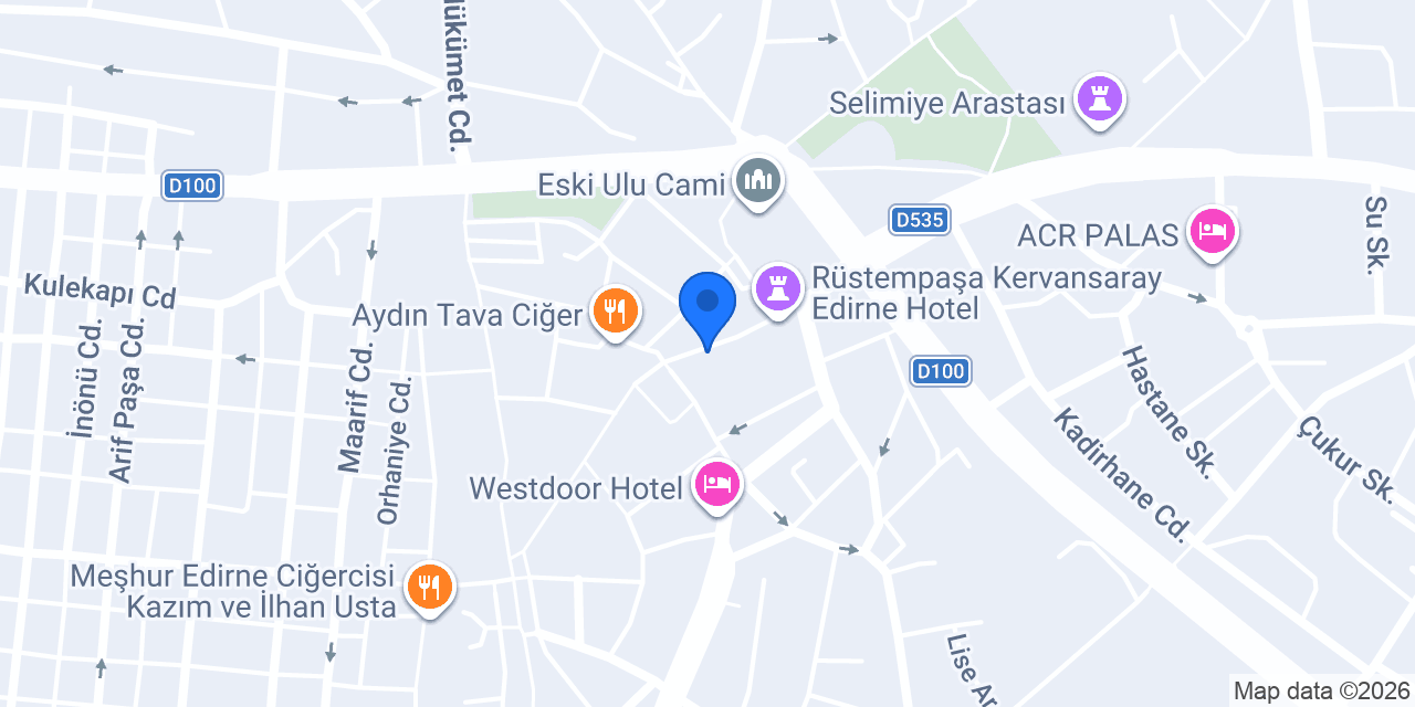 Vodafone Cep Merkezi konumu