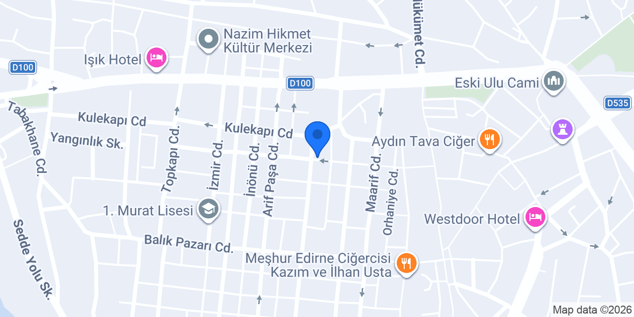 Edirne Sanal Ofis Linas Office konumu
