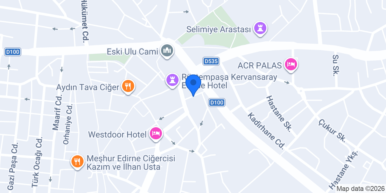AYGÜN HIRDAVAT EDİRNE konumu