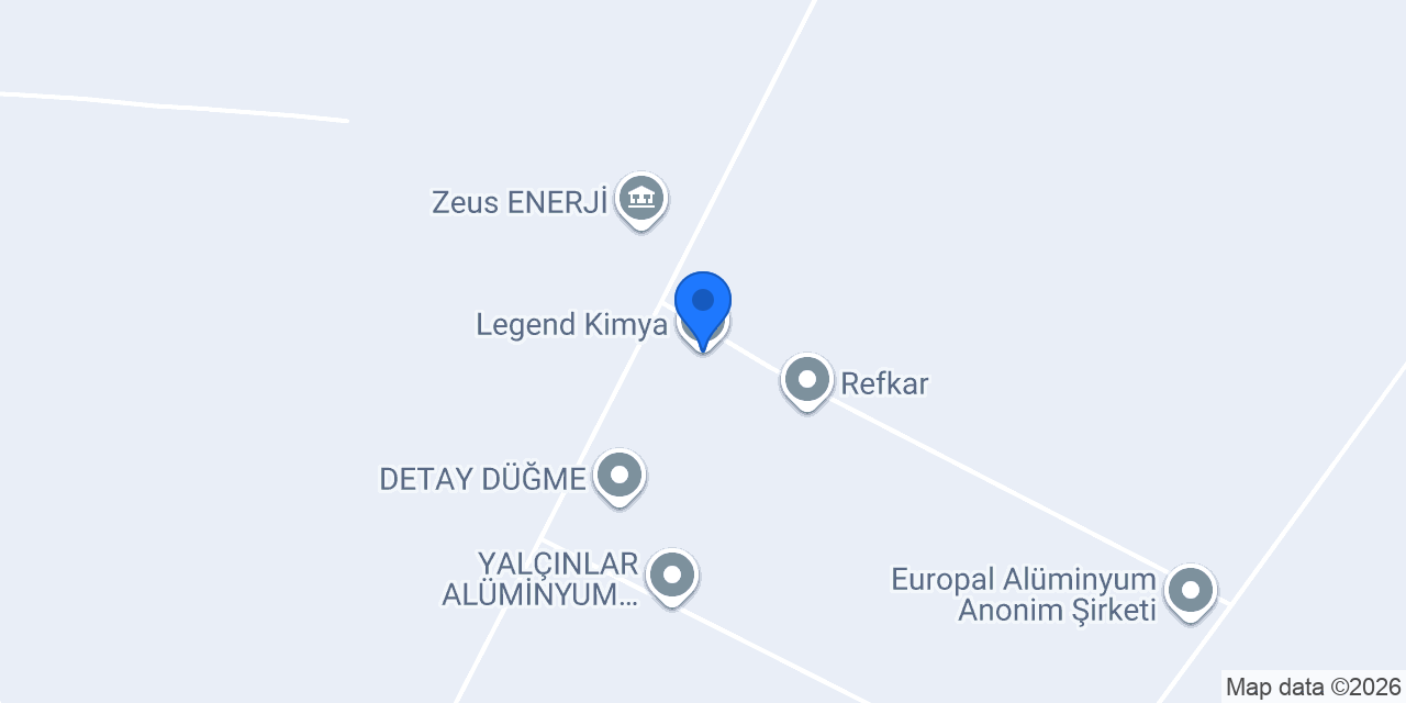 Legend Kimya konumu
