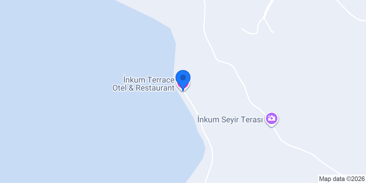 İnkum Terrace Otel & Restaurant konumu