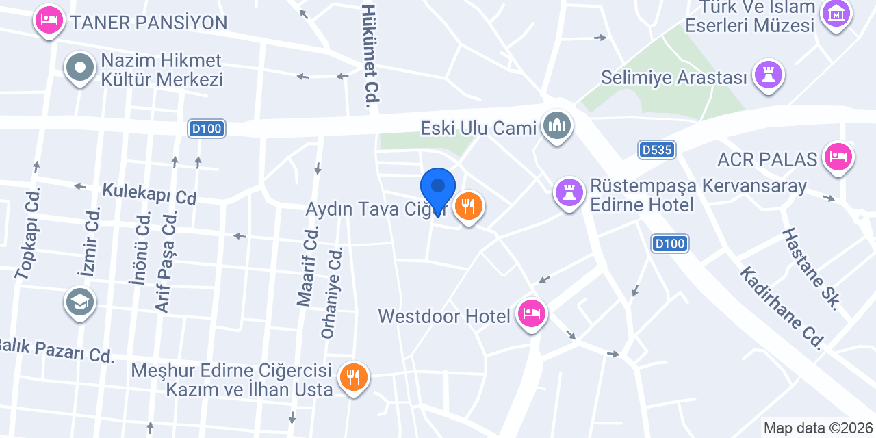 Diş Hekimi S. Yalçın ATAY konumu