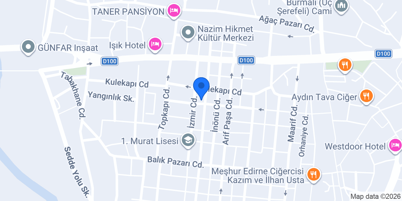 Stay Inn Edirne konumu