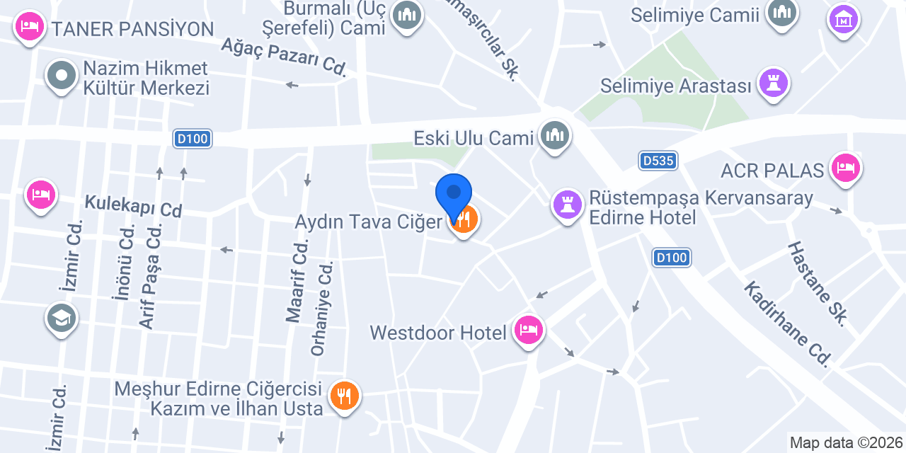Maydonoz Döner Edirne Merkez konumu