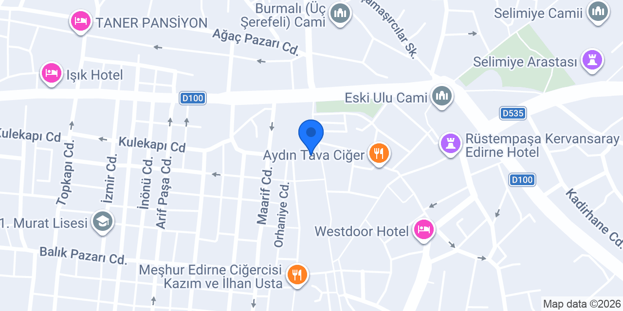 Dedeoğlu Kuyumculuk konumu