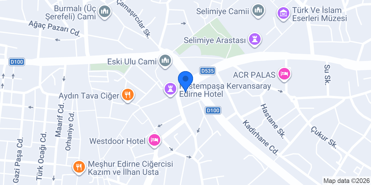 Modern Piliç Evi Edirne konumu