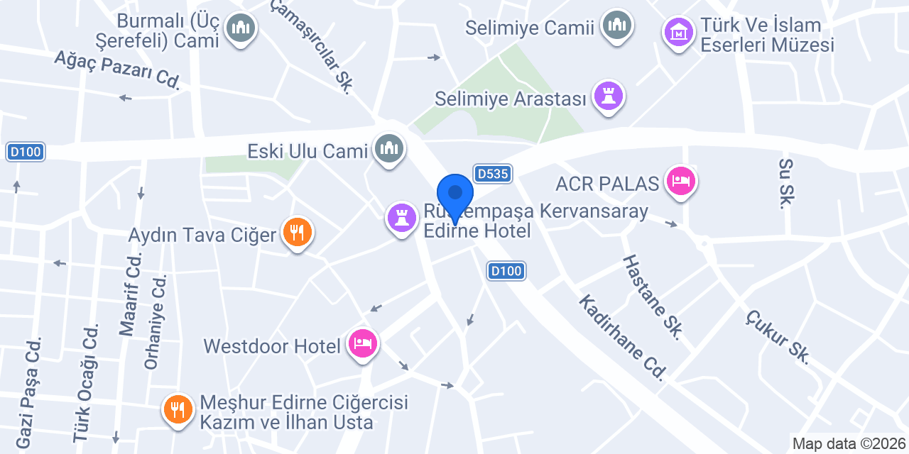 Edirne Bayan Kuaförü Serkan konumu