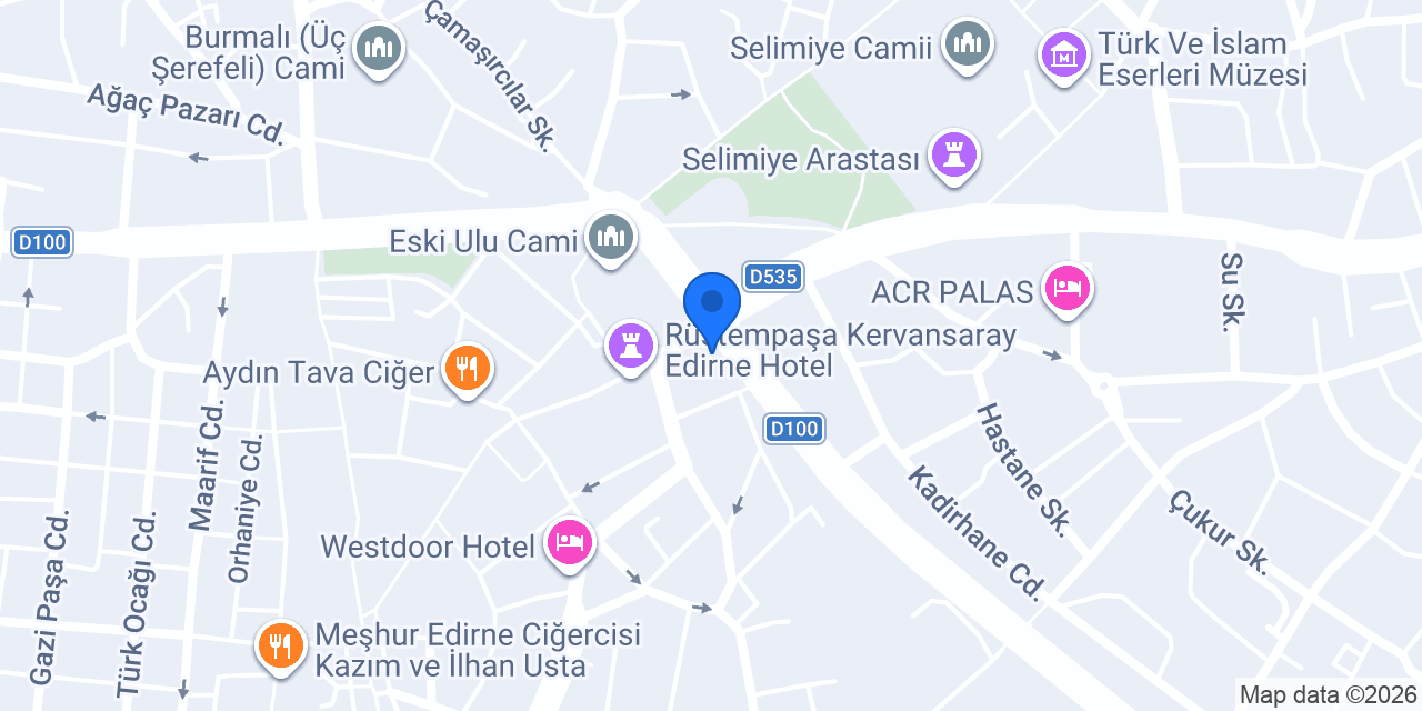 Coşkun Optik konumu