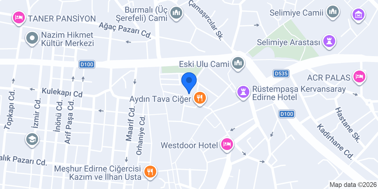 Edirne Çiçek konumu