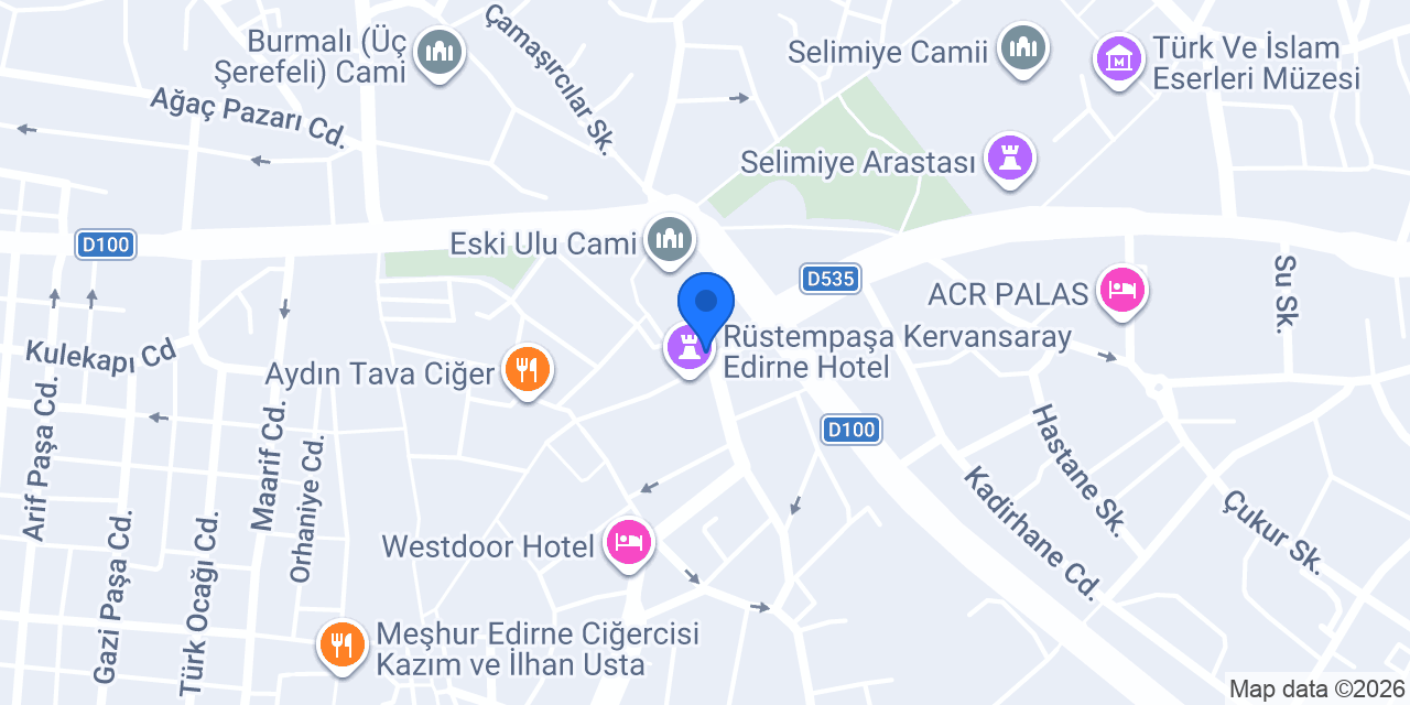 Huzur Taksi konumu