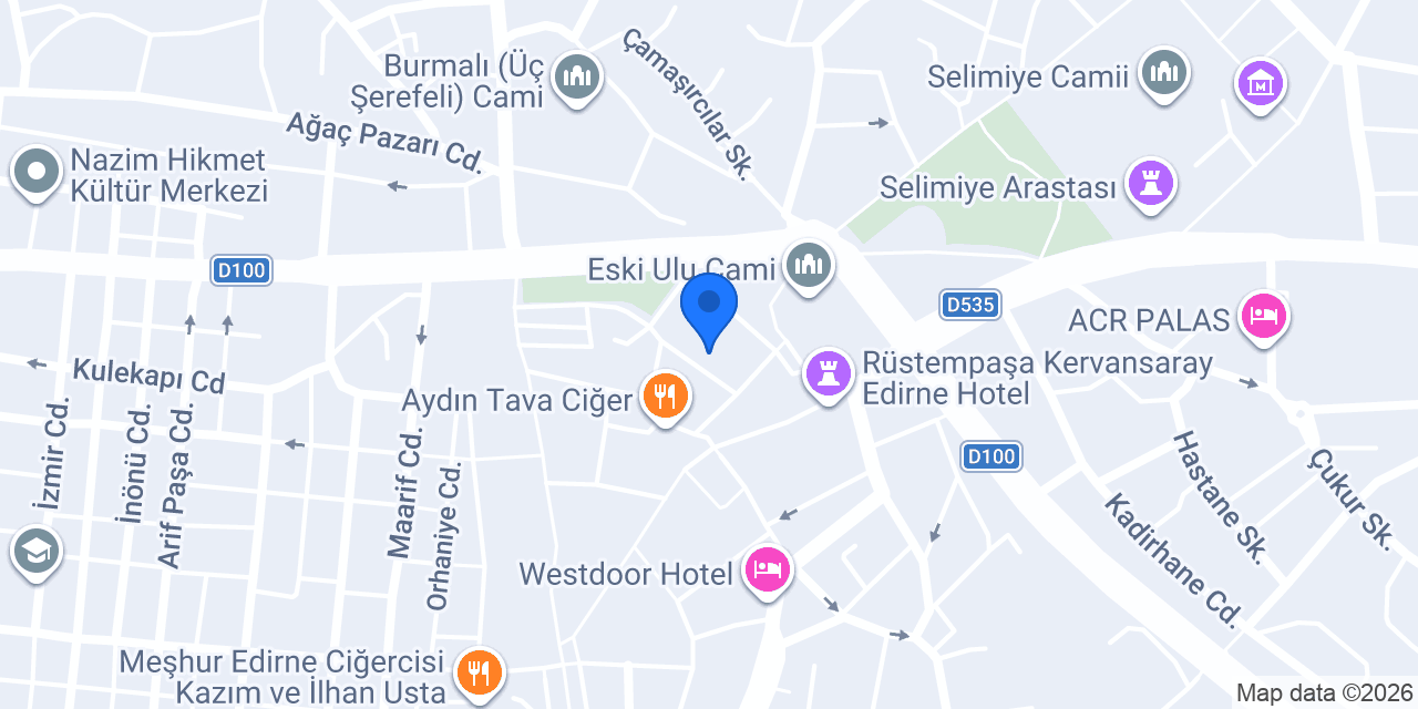 Adıgüzel Baklavaları konumu