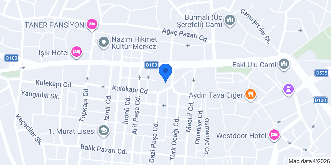 Pehlivanlar Otopark konumu
