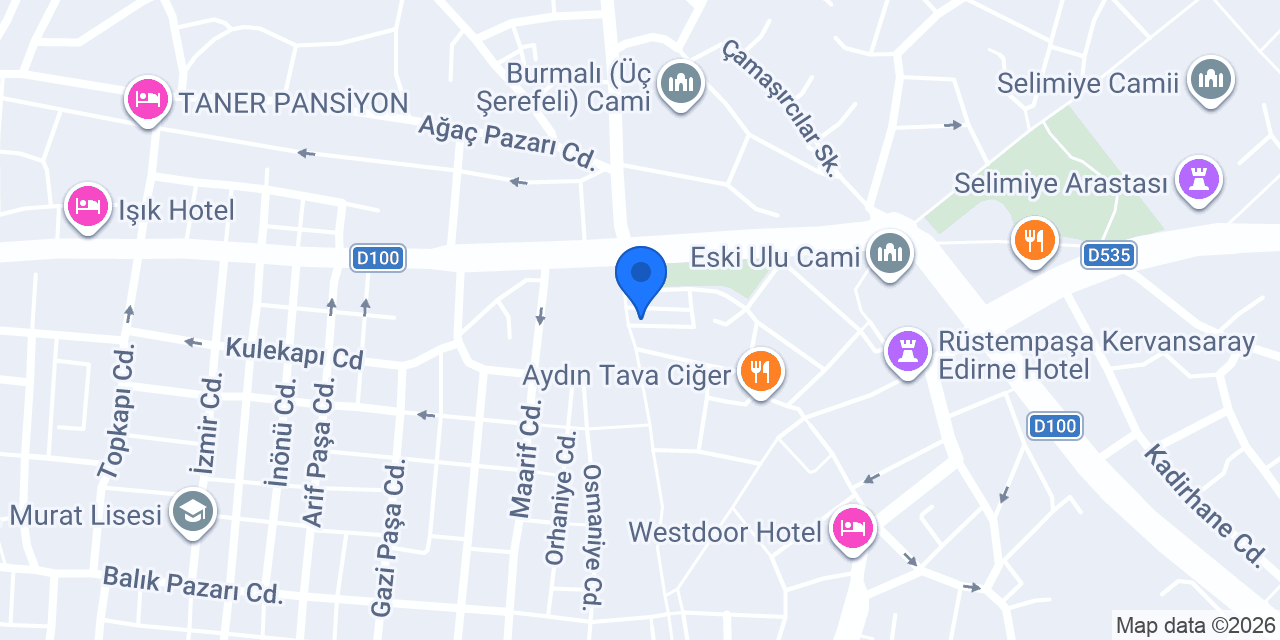 TRAKYA OPTİK konumu