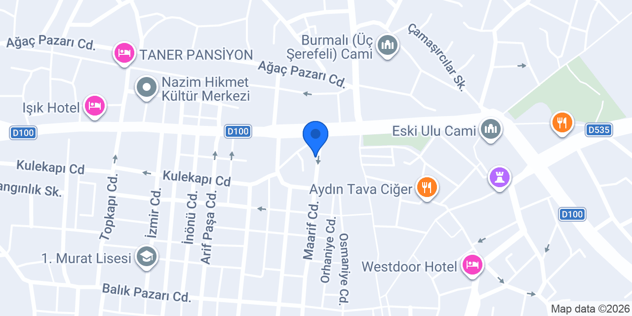 Odrin Et Balık Tava Ciğer Restoran konumu