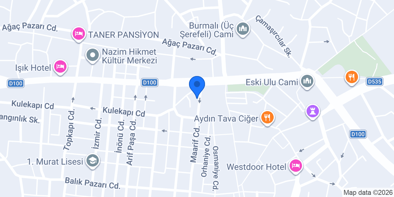 Antik Hotel Edirne konumu