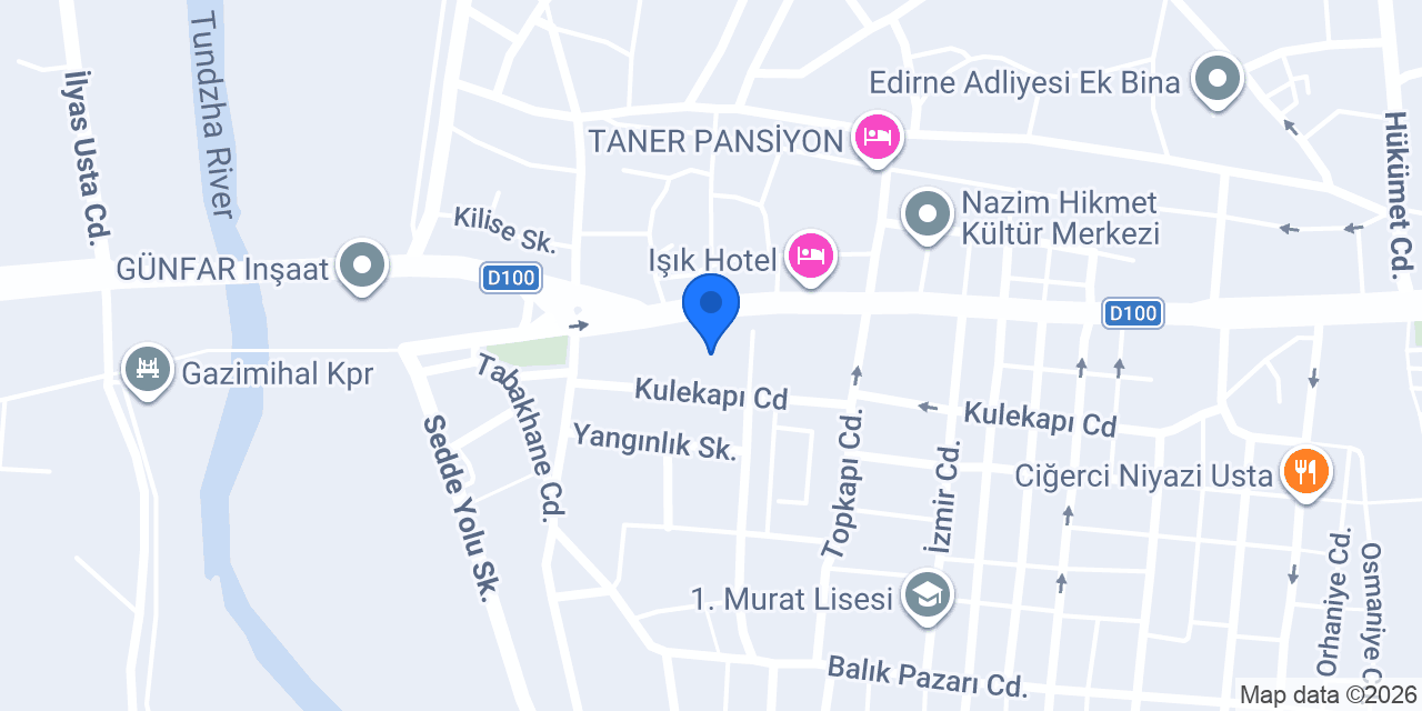 İmtaş Mağazası konumu