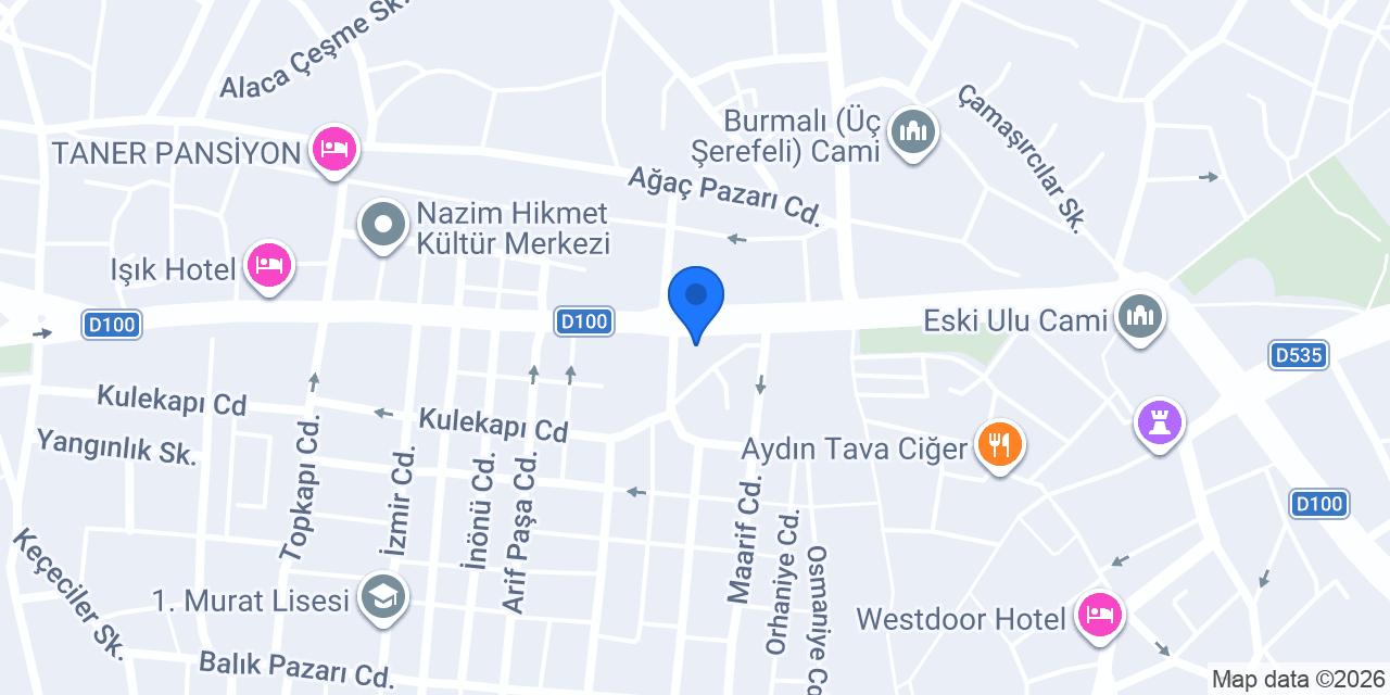 TEB Edirne Şubesi konumu