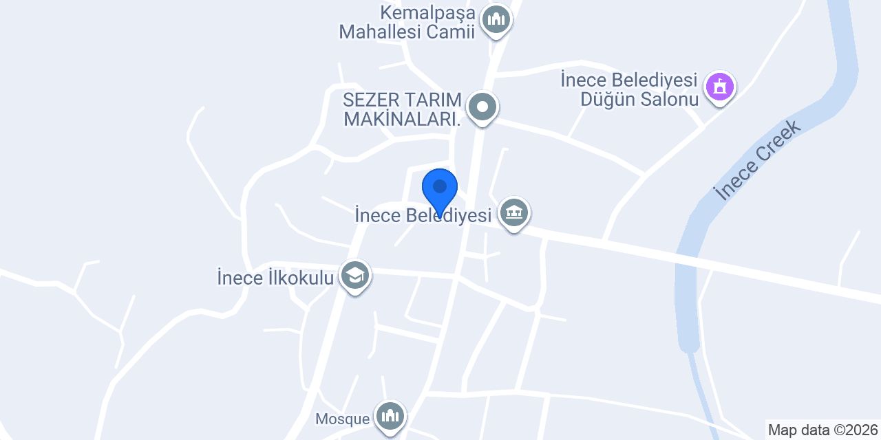 Arda Emlak İnece konumu