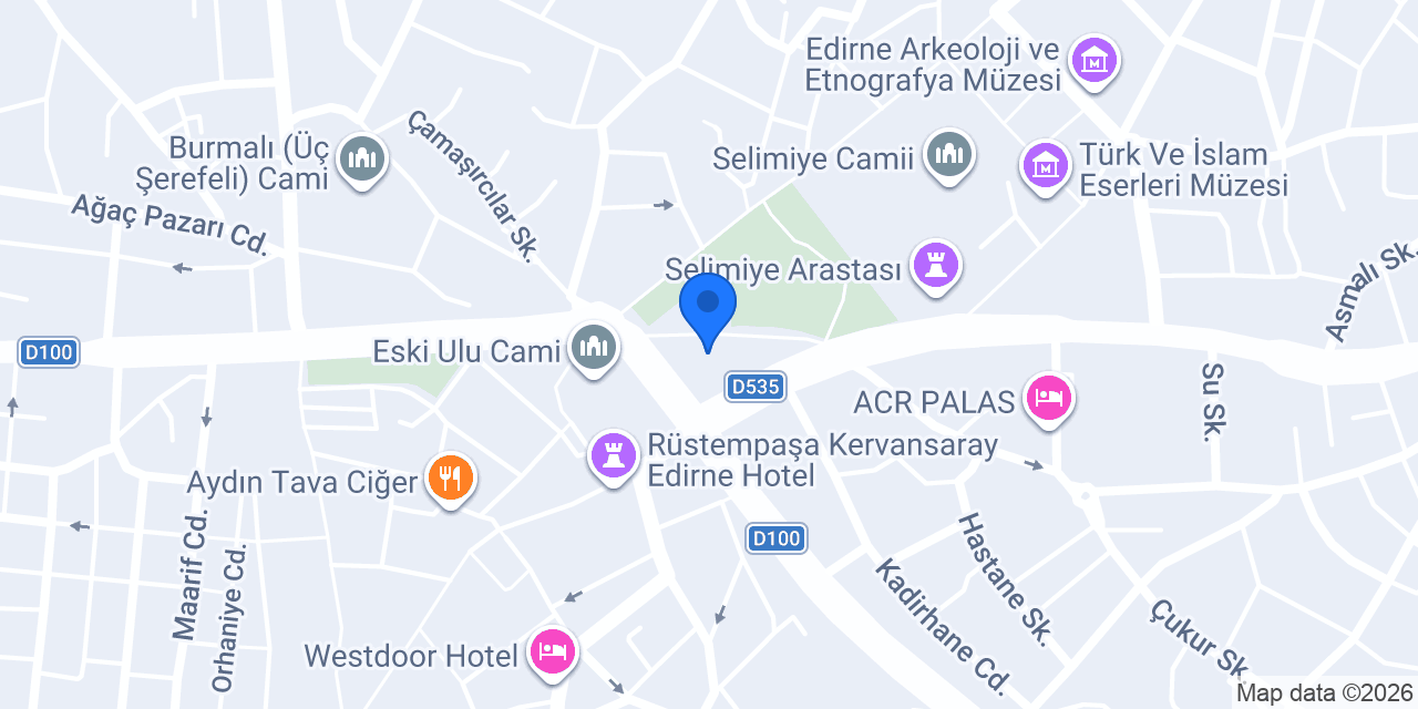 Çınaraltı Taksi Durağı konumu