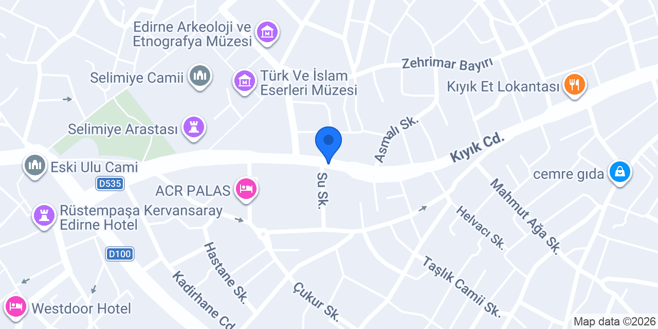 Gül taksi bekçi konumu
