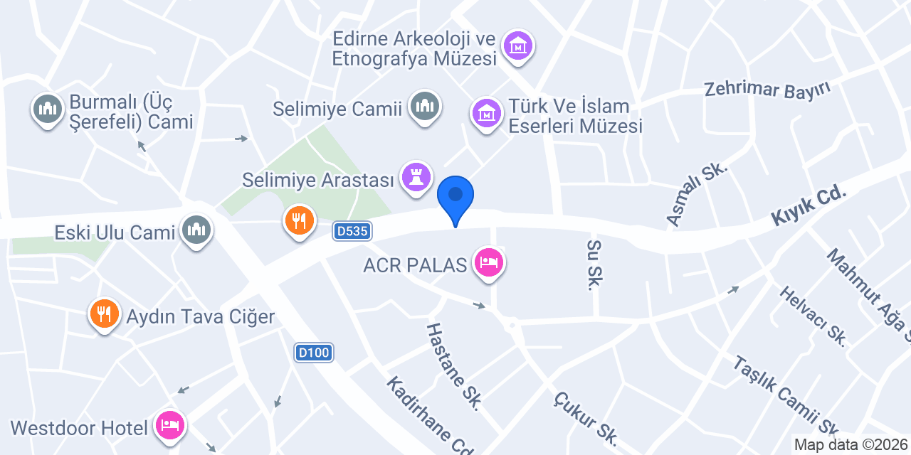 Necmi Baba Döner Salonu konumu