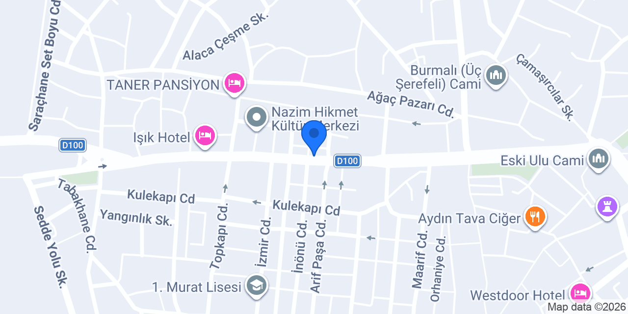 A kebap Edirne konumu