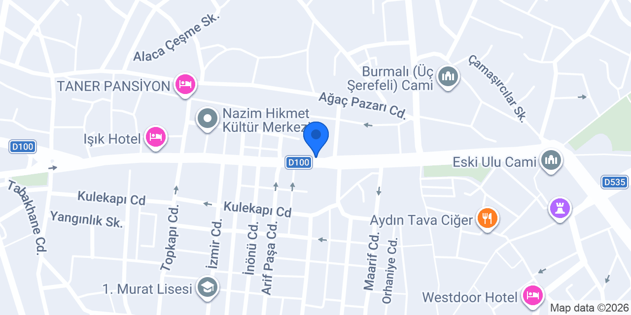 Turizm Rent a car konumu