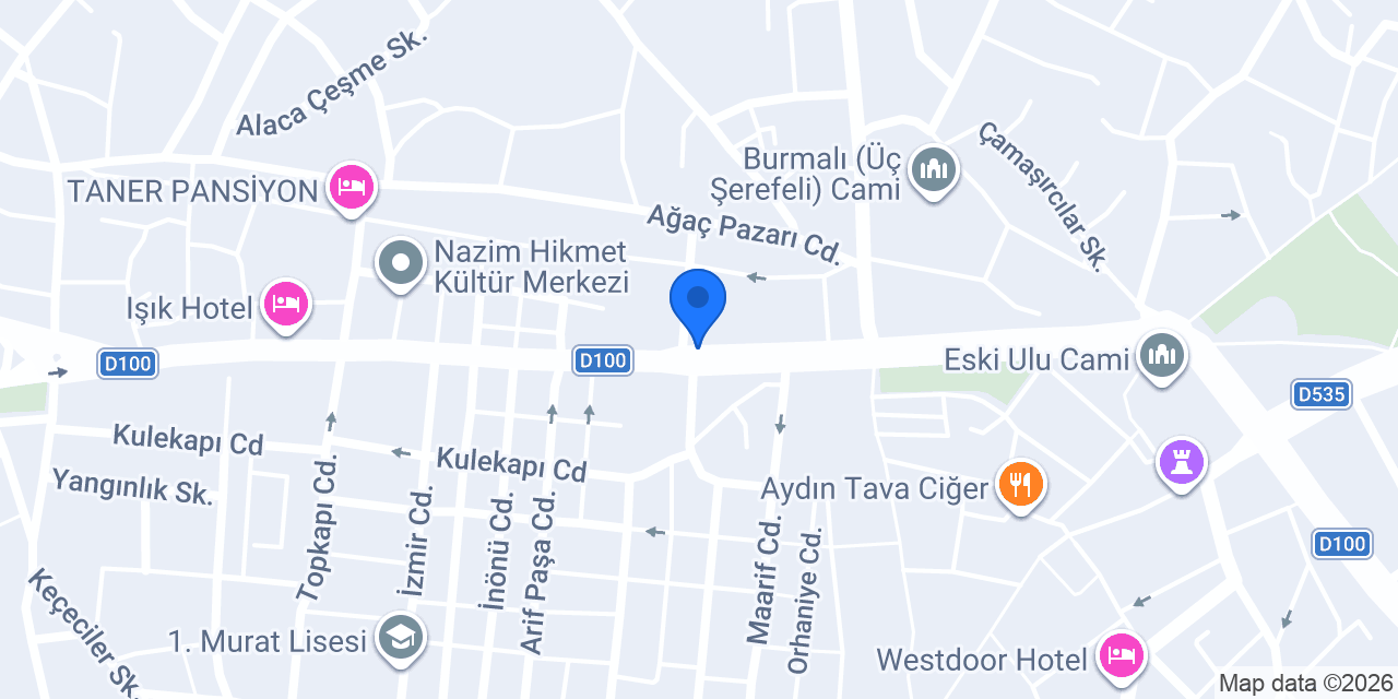 Kuveyt Türk Edirne Şubesi konumu