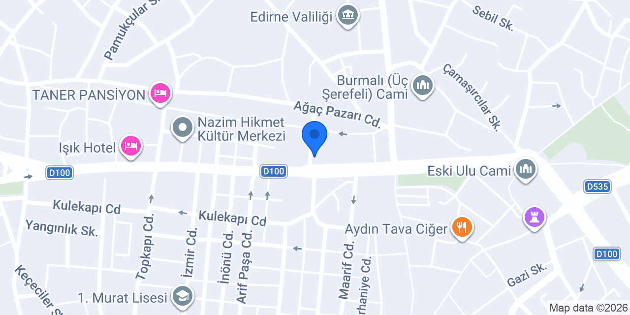 Eral Hukuk Bürosu konumu