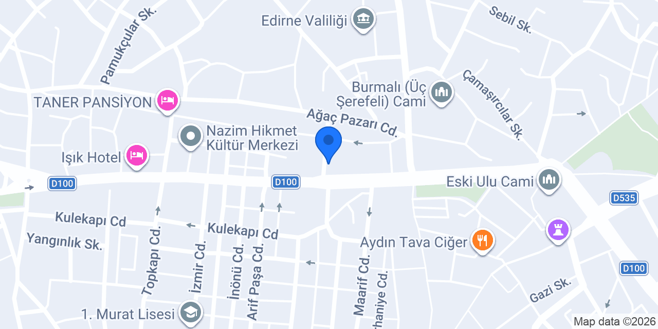 Edirne Serhad Profesyonel Site Yönetimi Temizlik Ticaret Ltd. Şti. konumu