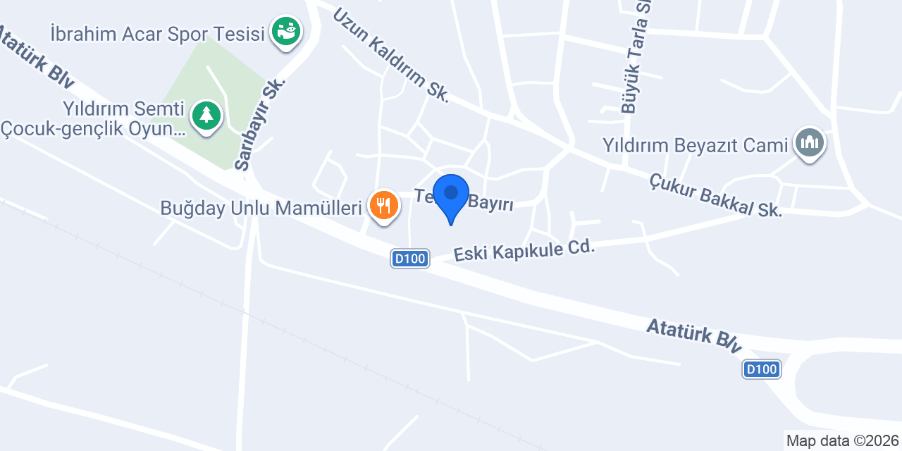 Meriç İlkokulu konumu
