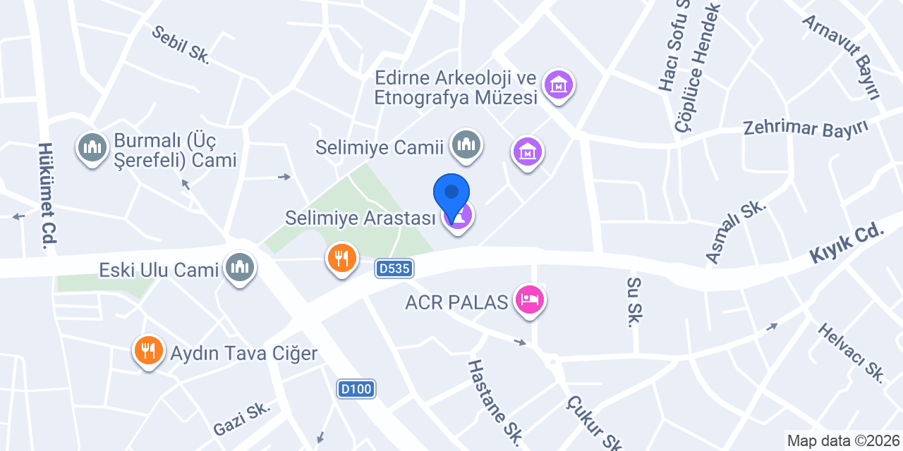 ALİ BABA Edirne - KEÇECİZADE konumu