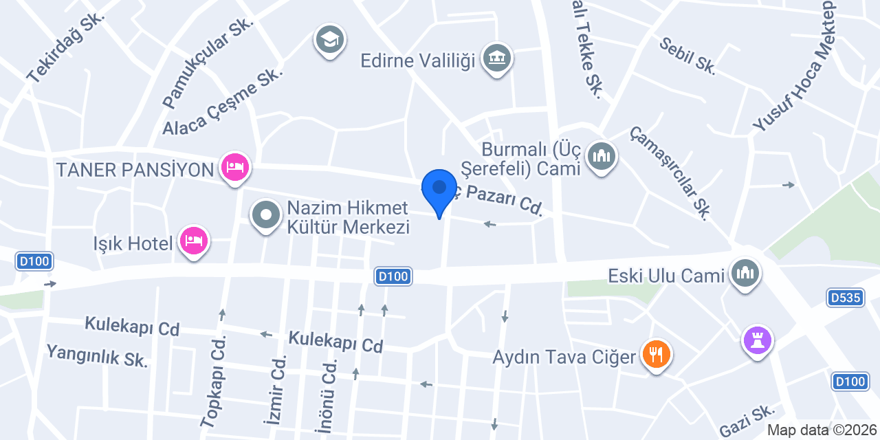 Öz Temizlik Edirne konumu