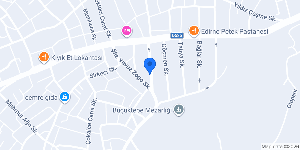 Bakery pizza &patisserie konumu
