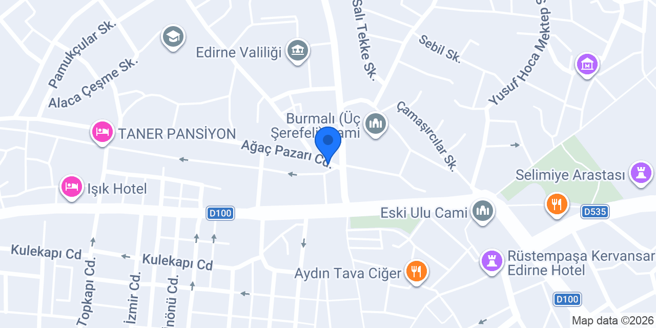 Özgün büfe konumu