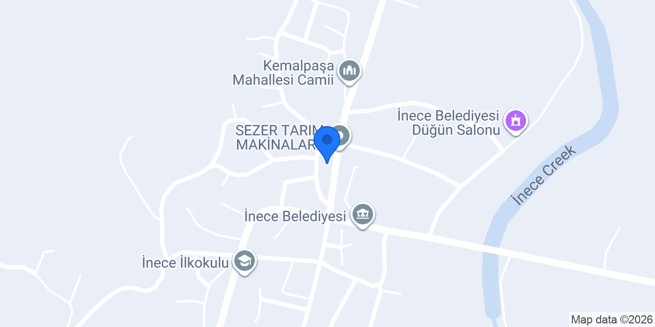 Ptt-inece Acentesi konumu