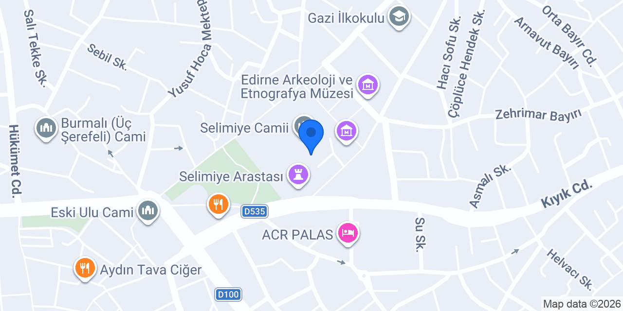 Edirne Doğal Taş & Tasarım konumu
