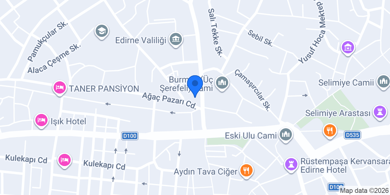 Taşhan Hotel konumu