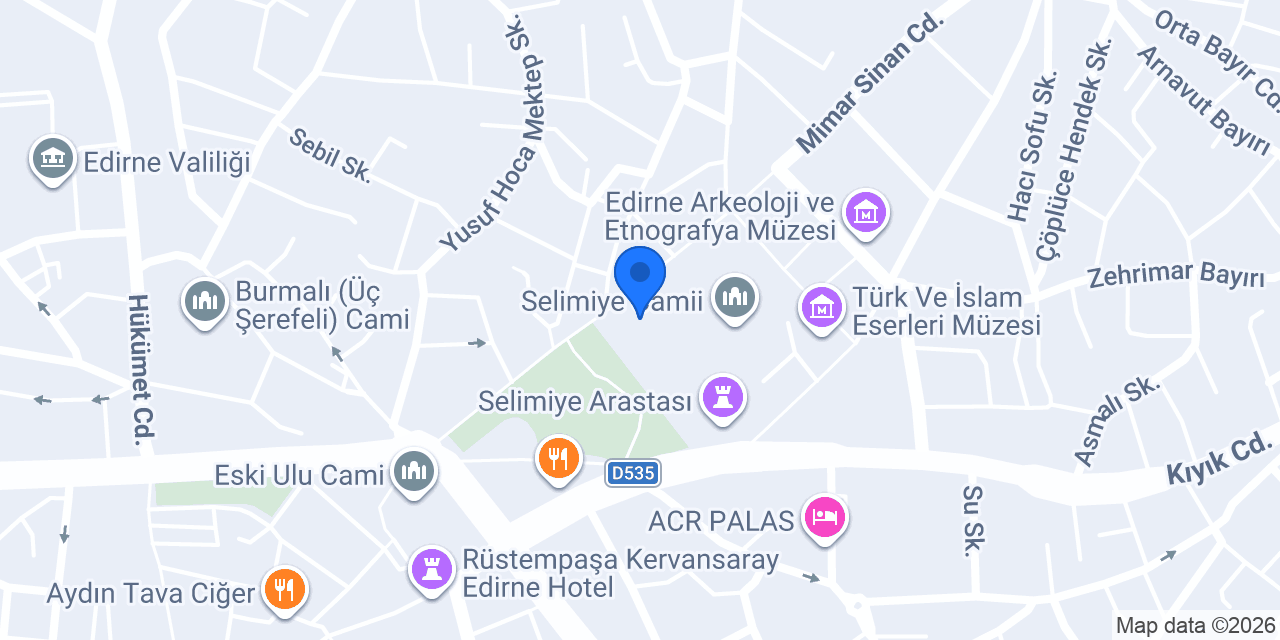 Galeri Hediyelik konumu