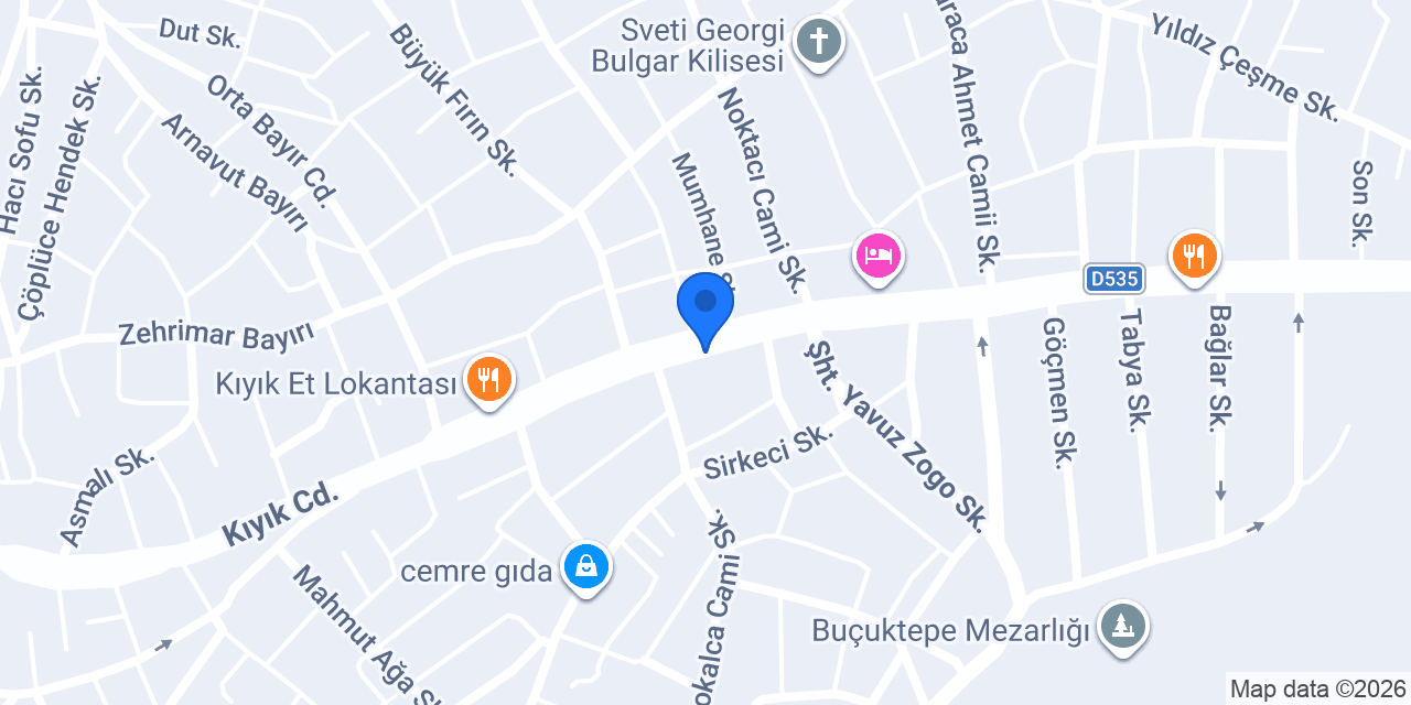 Kıyık Eczanesi konumu