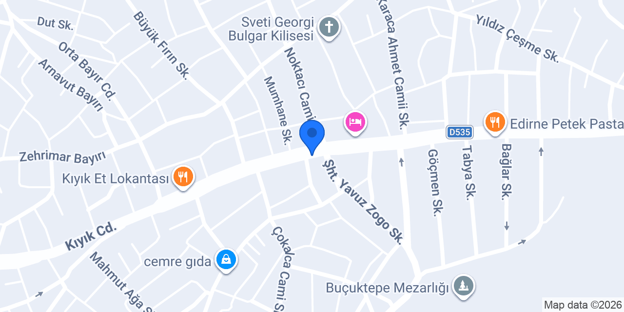 Trakya Et Ve Şarküteri konumu