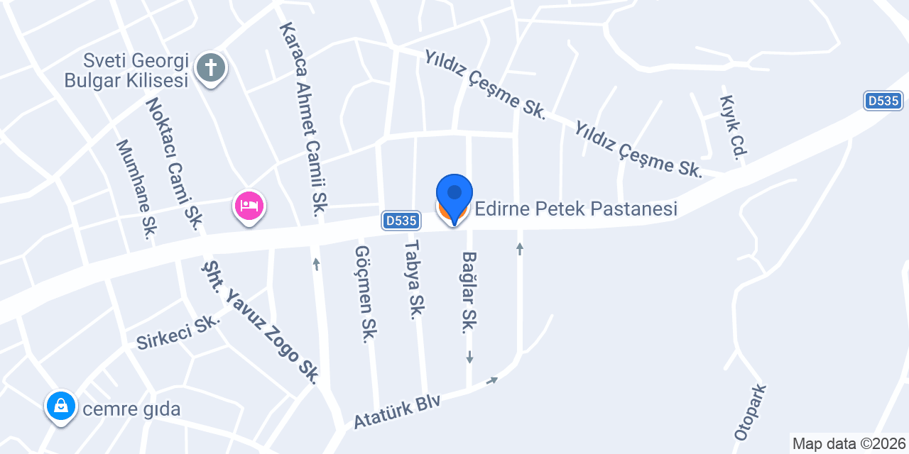 Topuz Ekmek Fırını konumu