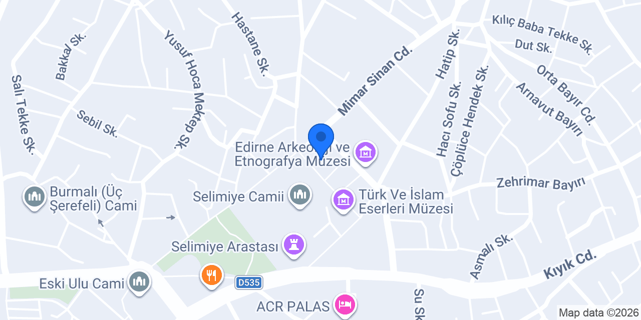 Taşodalar Otel konumu