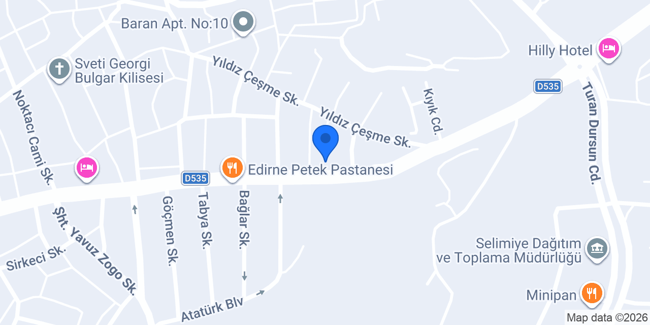 MERİÇ SU ARITMA TEKNİK SERVİS konumu