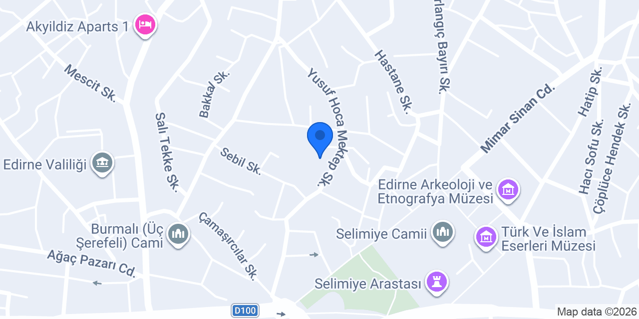 Yusufhoca İlkokulu konumu