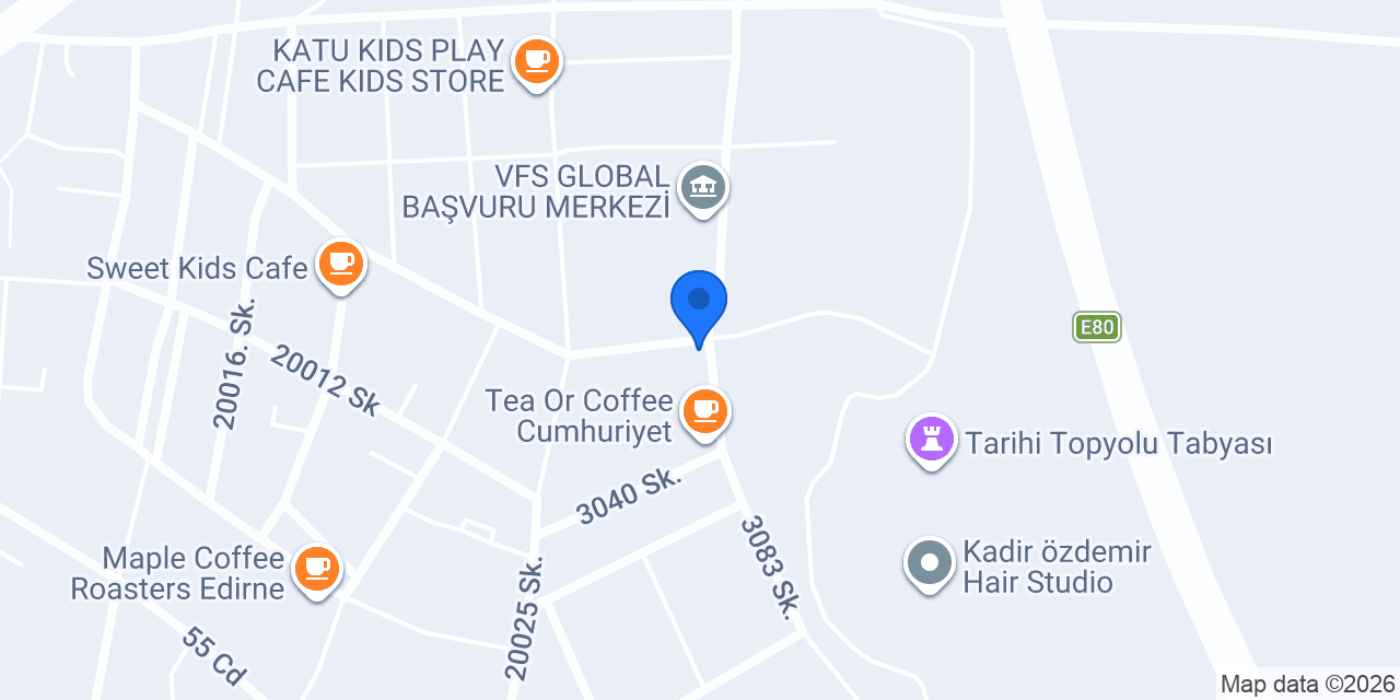 Kada Cafe konumu