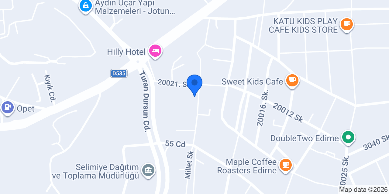 Süslü Patiler Veteriner Kliniği konumu