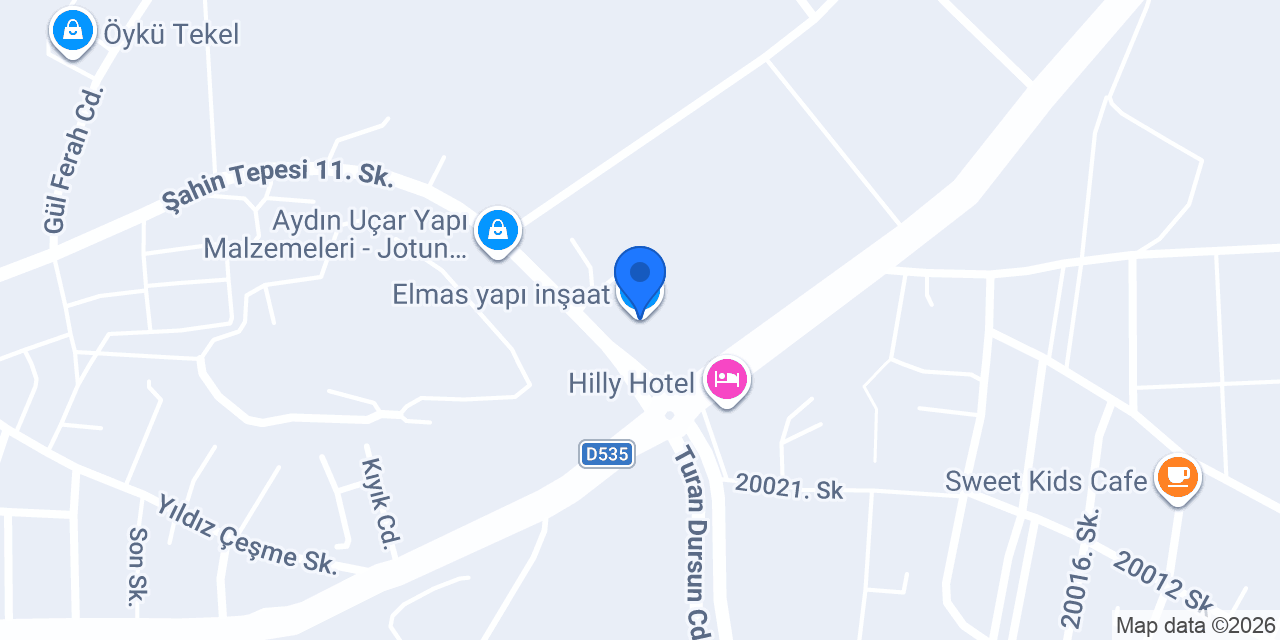 Elmas yapı inşaat konumu