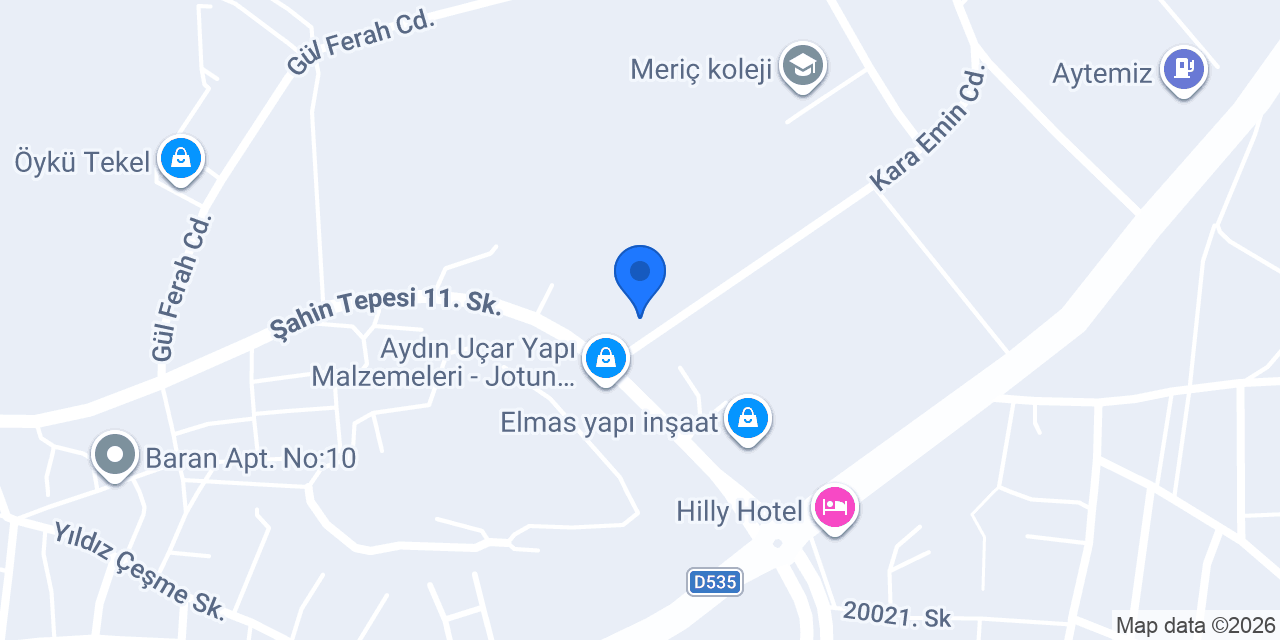 EGEDA YAPI İNŞAAT konumu