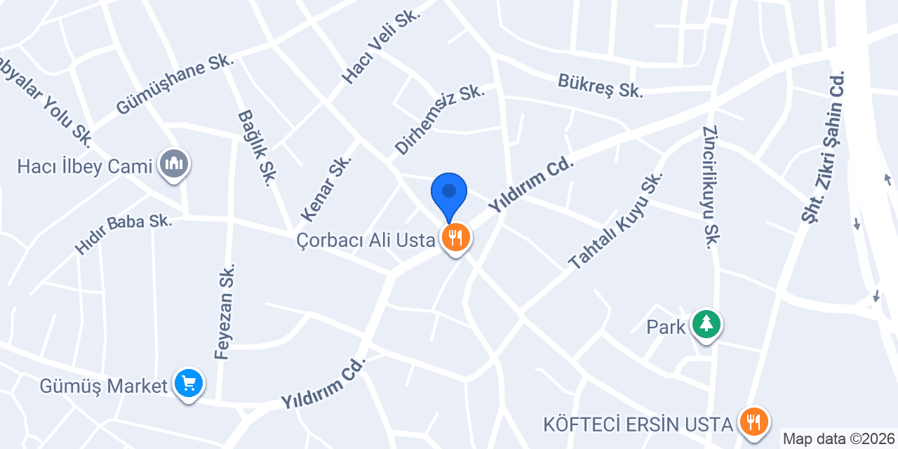 Köşem Çorba Köfte Hasan Usta konumu